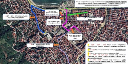 Güzergahlar Değişti Hükümet Caddesi Trafiğe Kapanıyor
